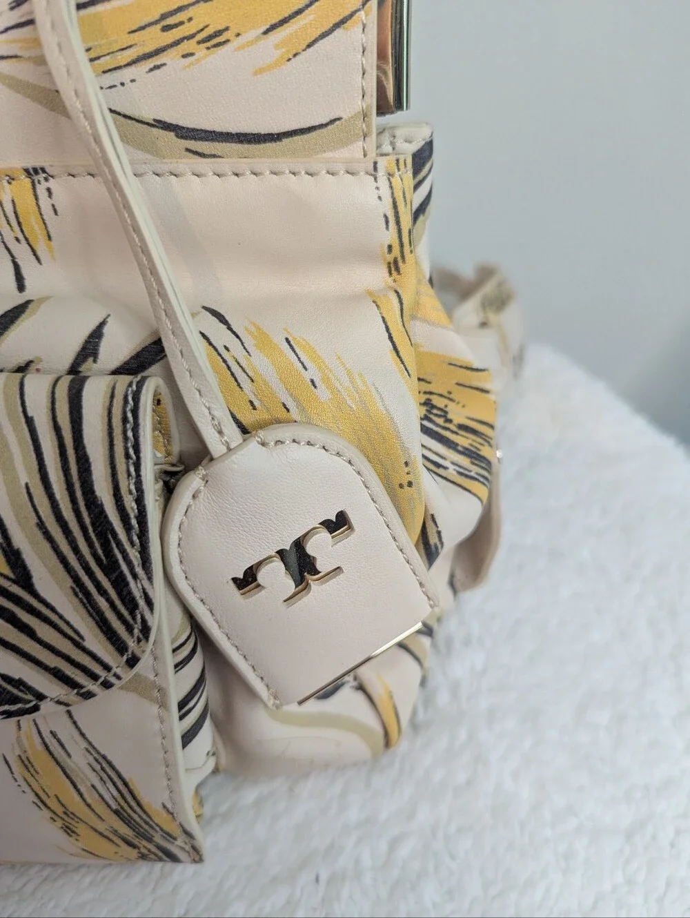Rare NWT Tory Burch Priscilla Wheat Leaf Satchel – Limited Edition 2013 Runway